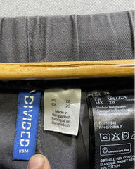 H&M Black Cargo Pants For Women Large