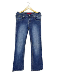 Princess Jeans Blue Flare Jeans For Women Large