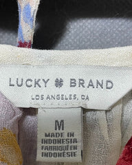 Lucky Brand White Polyester For Women Tops Medium