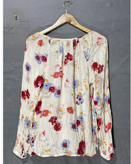 Lucky Brand White Polyester For Women Tops Medium