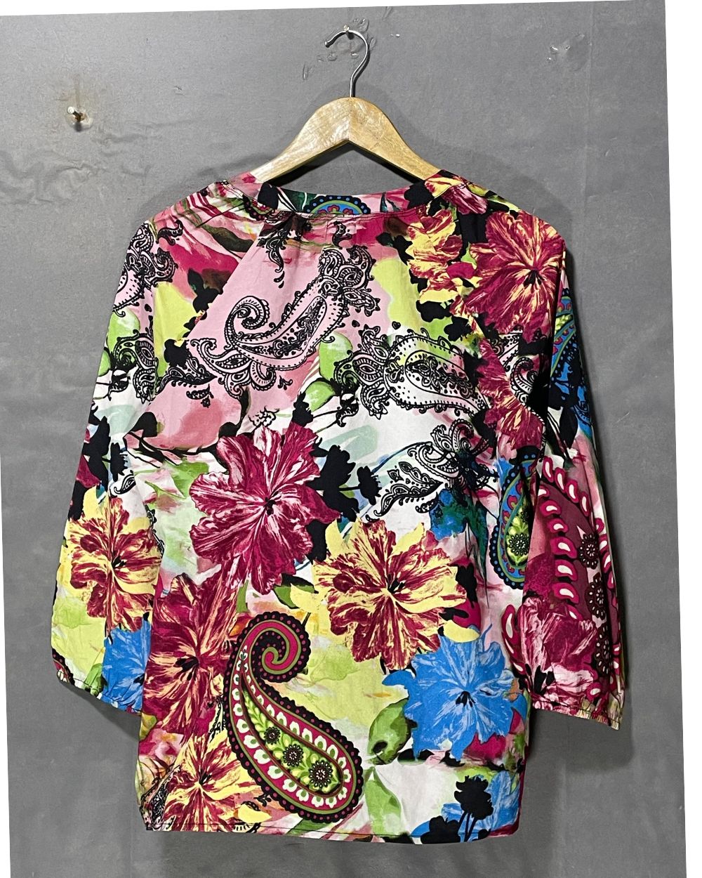 Milano Multi Polyester For Women Tops Medium