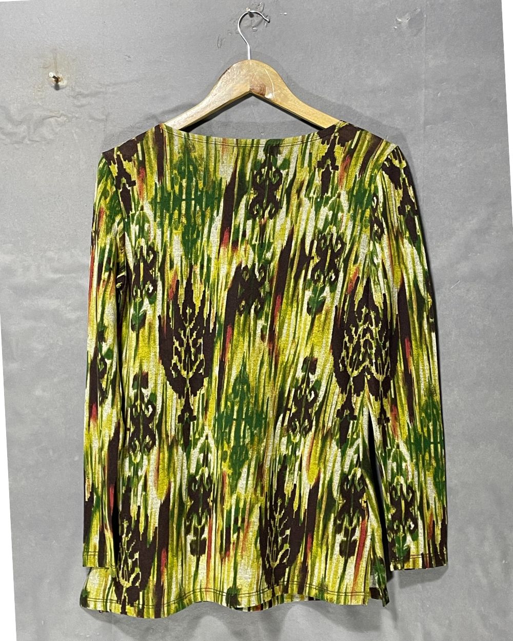 Susan Lawrence  Green  Polyester For Women Tops Medium