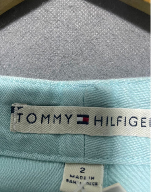 Tommy Hilfiger Blue Cotton Short For Women Medium