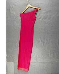 L.A. Glo Pink Polyester For Women Tops Large