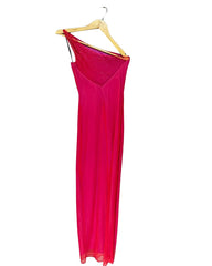 L.A. Glo Pink Polyester For Women Tops Large