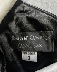 Jessica MCclintock Black Polyester For Women Tops Small