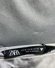 Zara Gray Nylon For Women Tops X Small