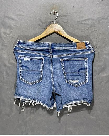 American Eagle Blue Jeans Short For Women Large