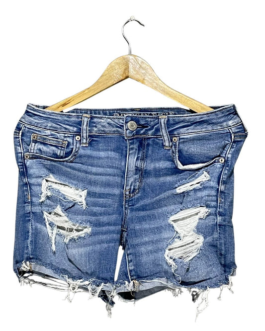 American Eagle Blue Jeans Short For Women Large