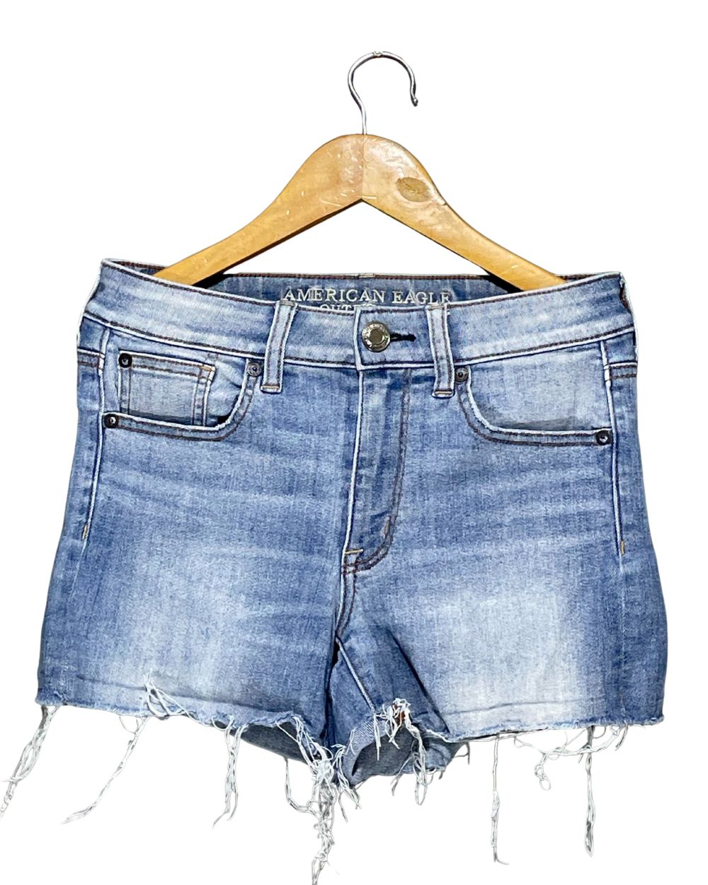 American Eagle Blue Jeans Short For Women Large