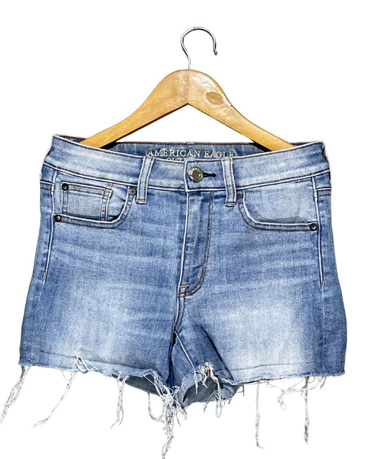 American Eagle Blue Jeans Short For Women Large