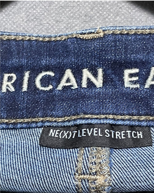 American Eagle Blue Jeans Short For Women Medium