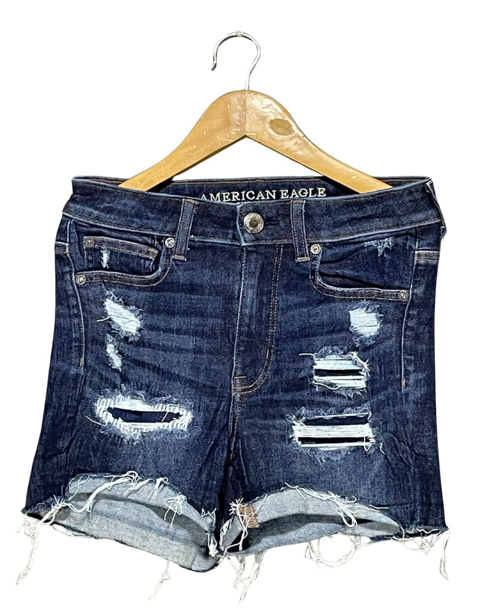 American Eagle Blue Jeans Short For Women Large