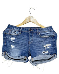 Aeropostale Blue Jeans Short For Women Large