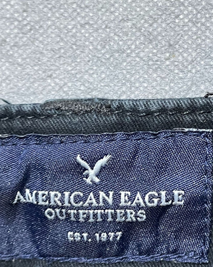 American Eagle Black Jeans Short For Women Medium