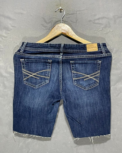Aeropostale Blue Jeans Short For Women Large