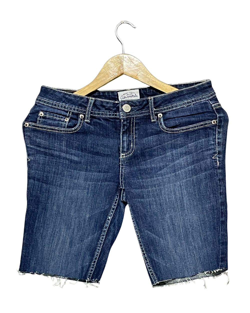 Aeropostale Blue Jeans Short For Women Large