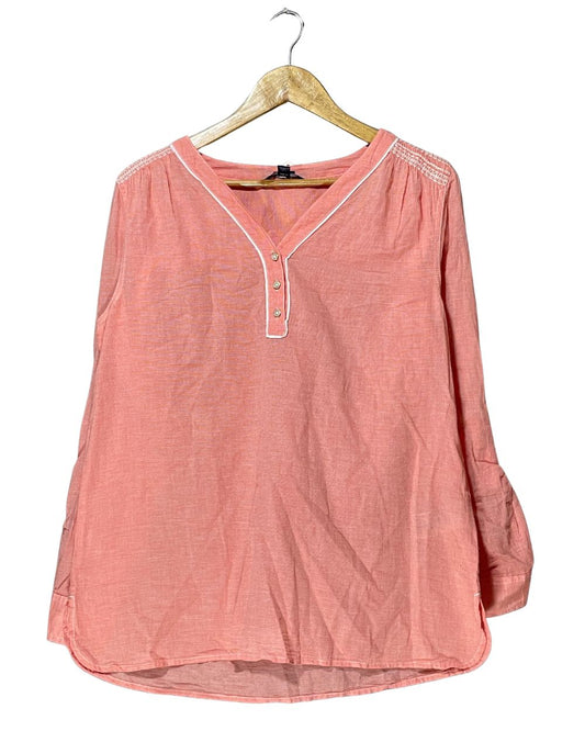 Tommy Hilfiger Green Polyester For Women Tops Medium