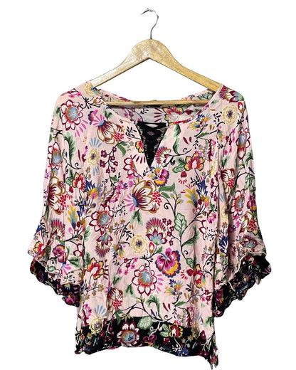 Democracy Pink Polyester For Women Tops X Small