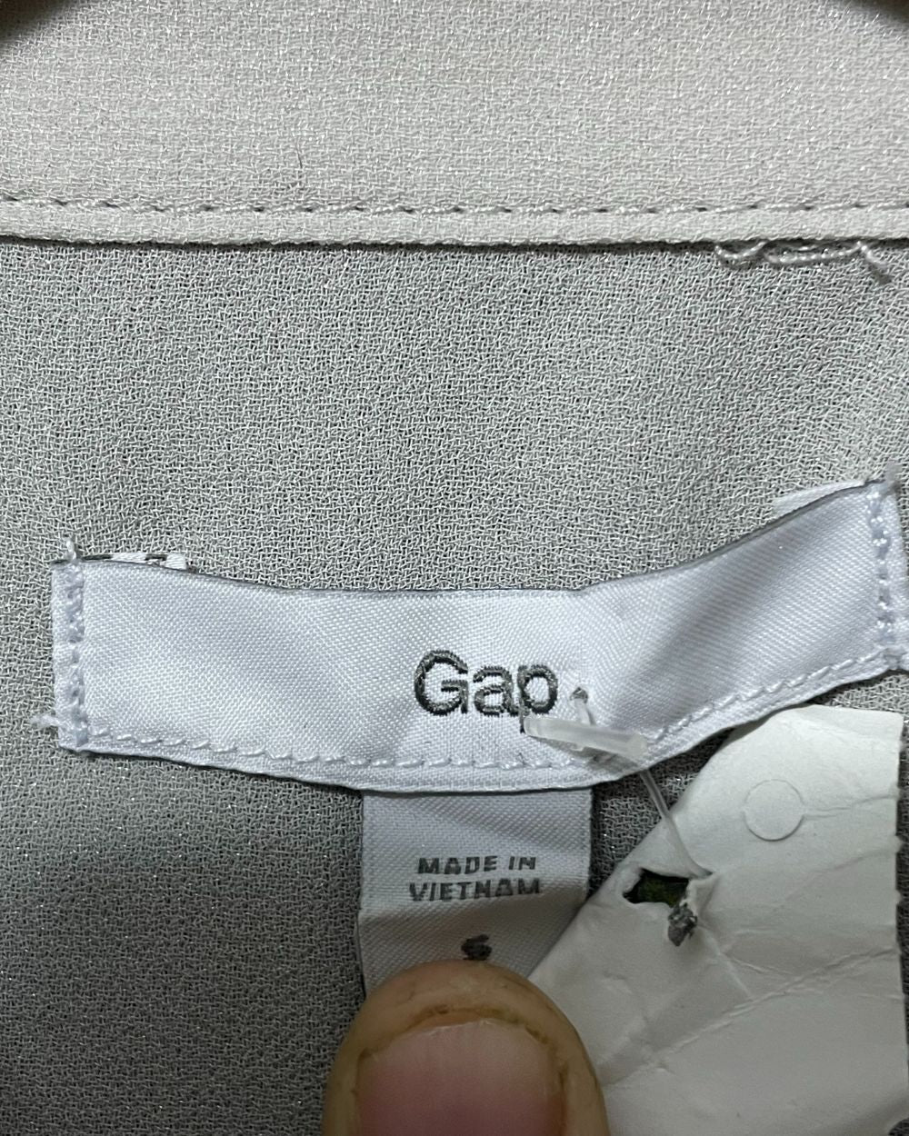Gap Gray Polyester For Women Tops Small