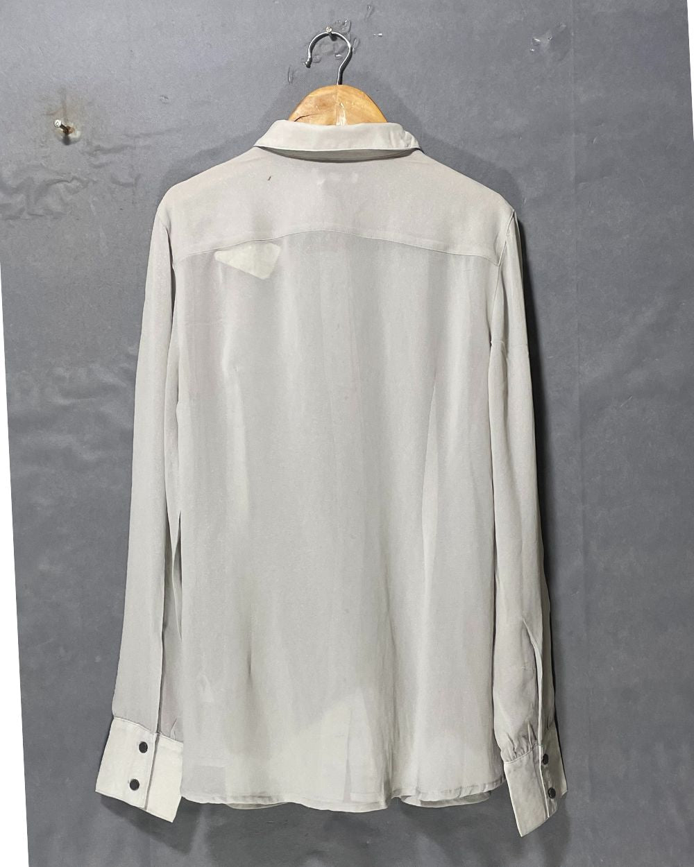 Gap Gray Polyester For Women Tops Small