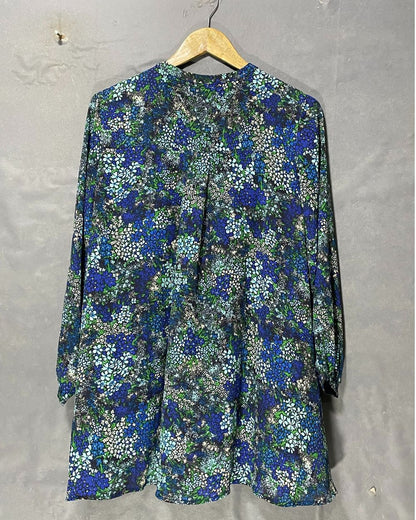 Olivaceous Glue Polyester For Women Tops Small