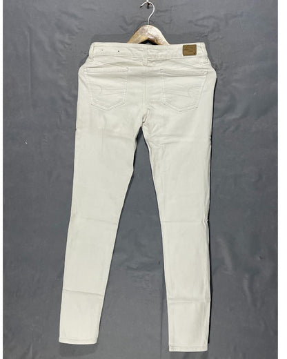 American Eagle White Jeans For Women Medium