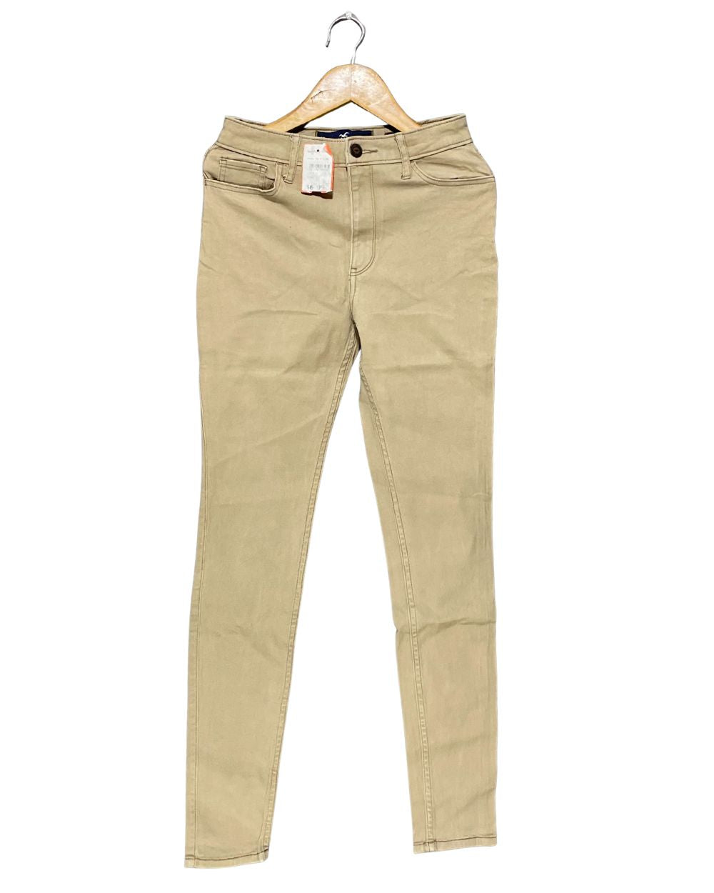 Hollister Khaki Jeans For Women X Small