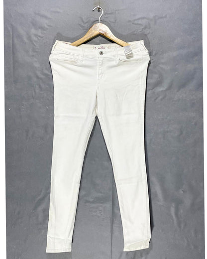 Hollister White Jeans For Women Large