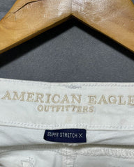 American Eagle White Jeans For Women Medium