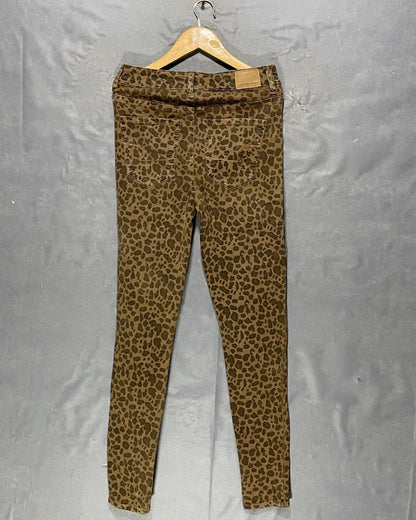 American Eagle Leopard Jeans For Women Small