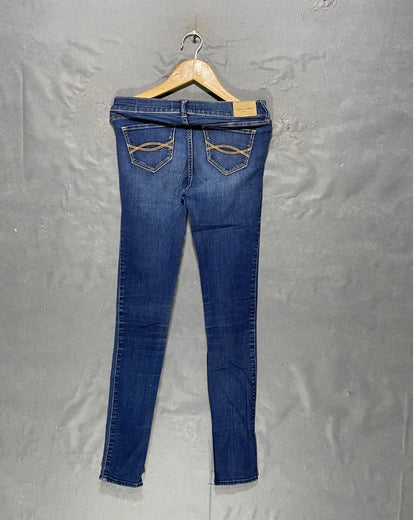 Abercrombie & Fitch Blue Jeans For Women Small