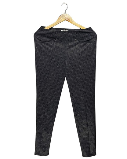 Retrology Black Rayon For Women Large