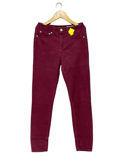 Aeropostale Maroon Jeans For Women Small