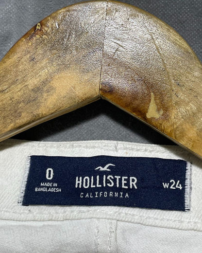 Hollister White Jeans Short For Women Large