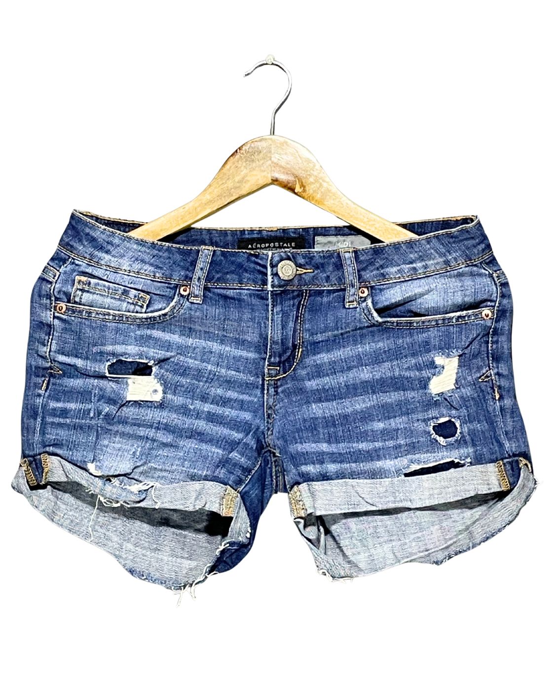 Aeropostale Blue Jeans Short For Women M