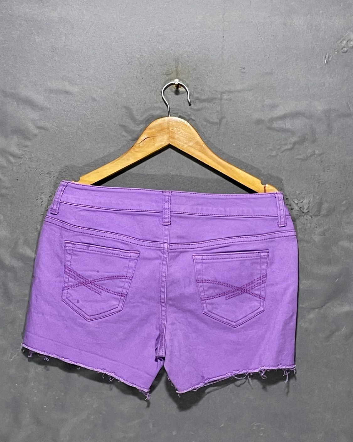 Aeropostale Purple Jeans Short For Women M