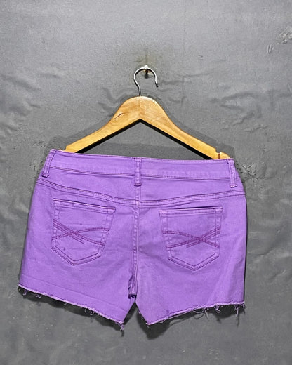 Aeropostale Purple Jeans Short For Women M