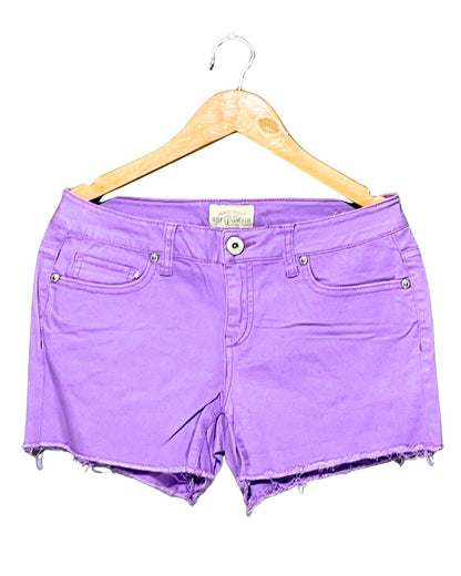 Aeropostale Purple Jeans Short For Women M