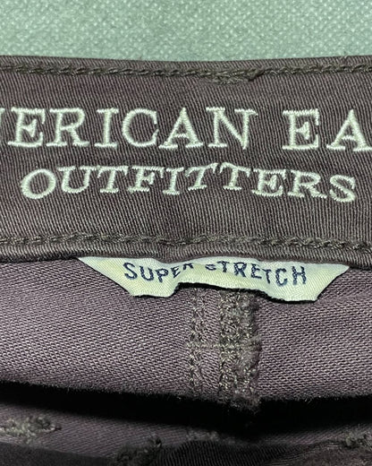 American Eagle Maroon Jeans For Women X Small