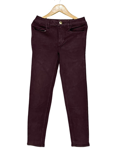 American Eagle Maroon Jeans For Women X Small