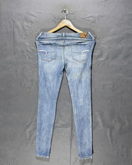American Eagle Blue Jeans For Women Medium