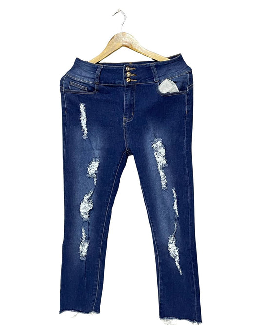 R&F Stitch Blue Jeans For Women Large