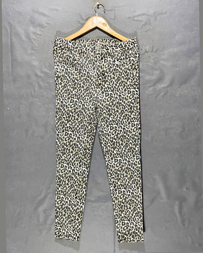 American Eagle Leopard Print Jeans For Girl 16 Years