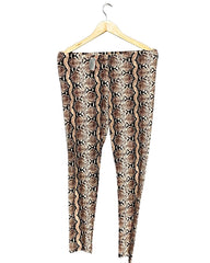 Thrift Queen Snake Print Sport Gym tights For Women XL