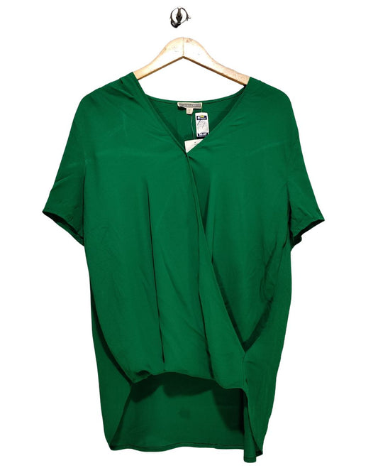 Pleine Green Cotton For Women Crop Tops XL
