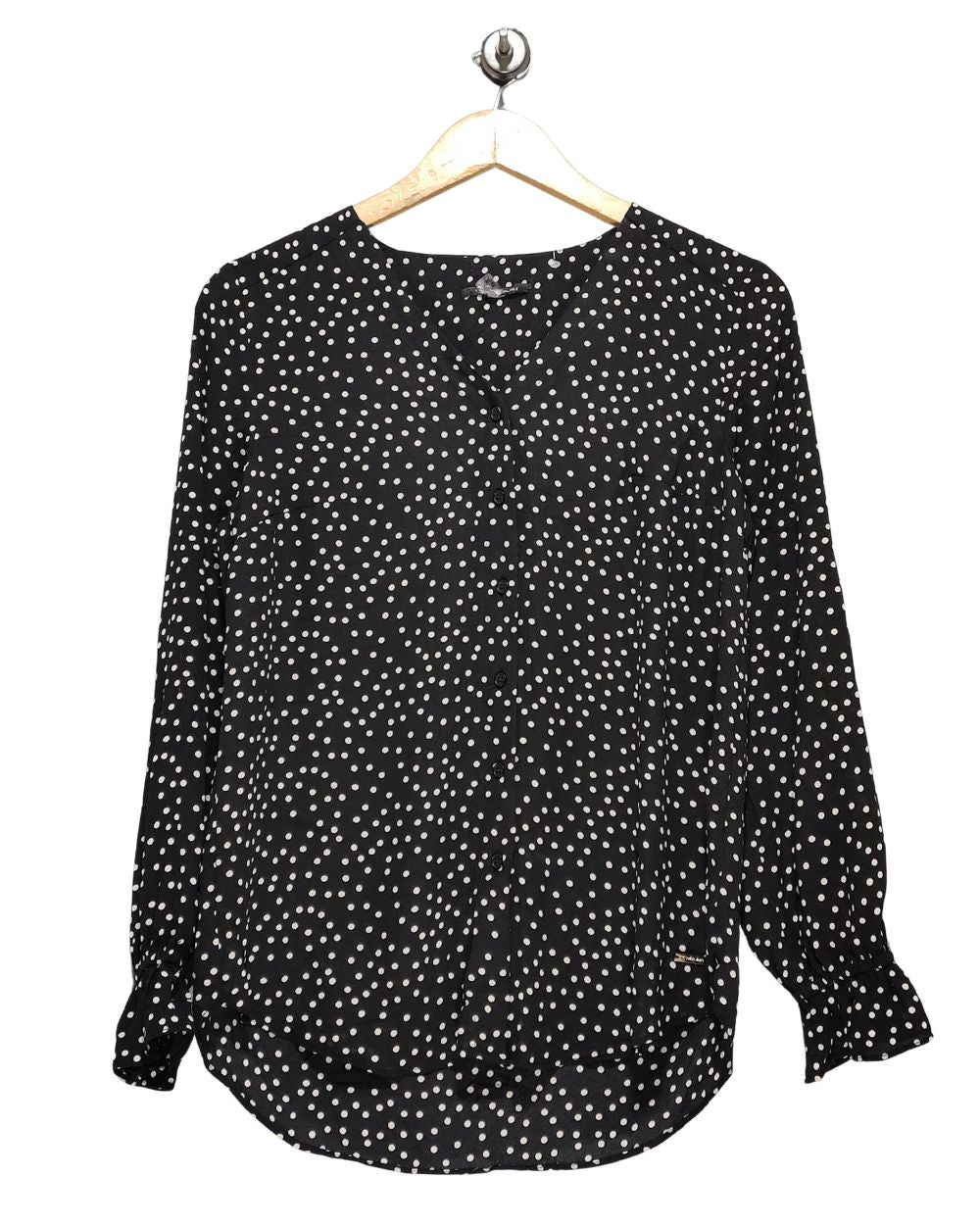 TAHARI Black Polyester For Women Crop Tops Medium