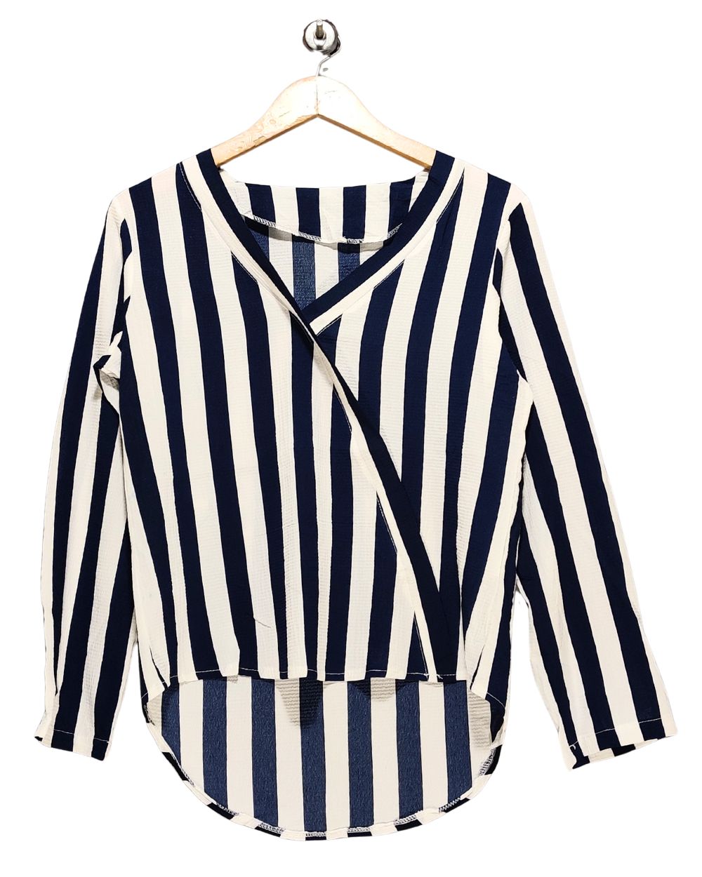 Thrift Queen White Polyester For Women Crop Tops S