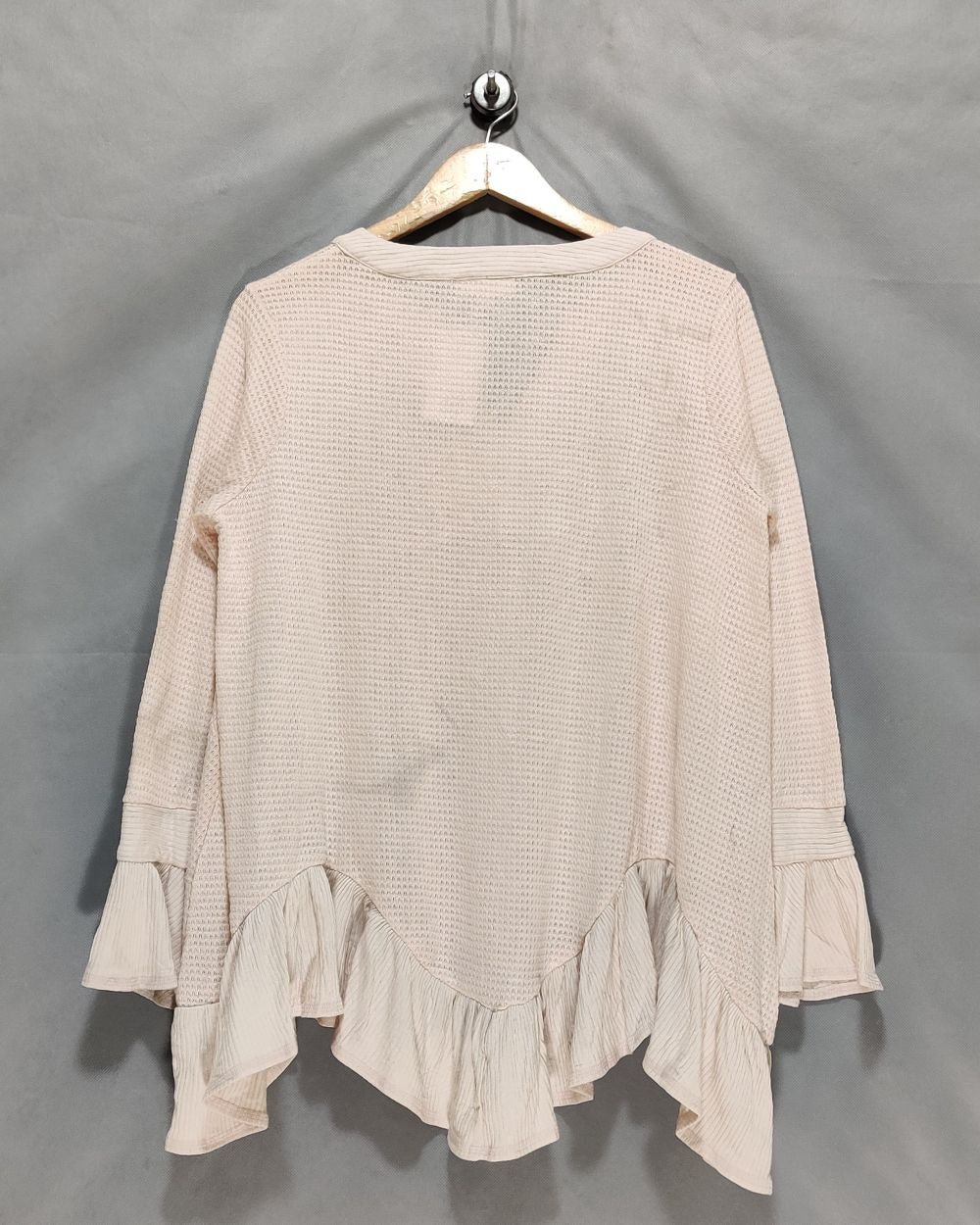 Entro Cream Cotton For Women Crop Top S