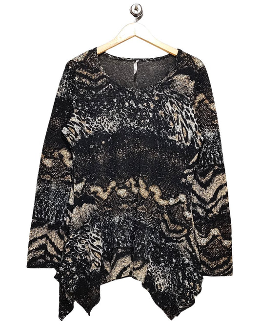 Studio 226 Black Cotton For Women Crop Top XL